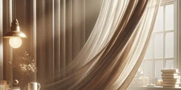 A cozy, intimate living space with soft lighting, suggesting voyeurism and everyday life through subtle details.